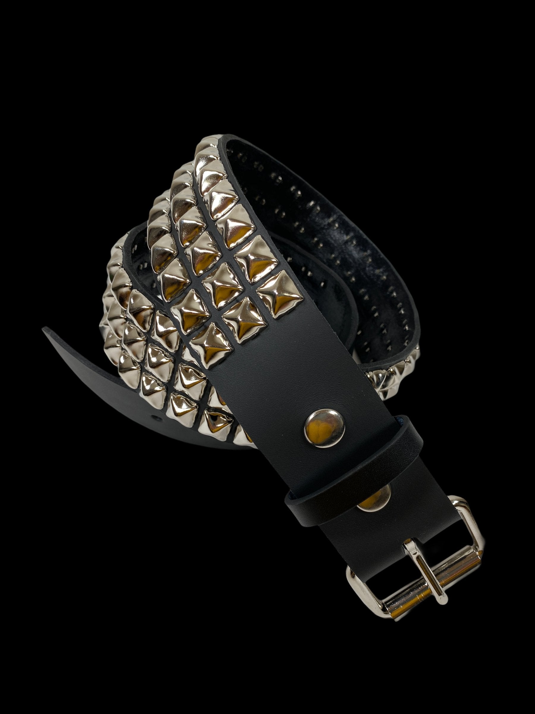 Studded Belt Genuine Leather Made in USA